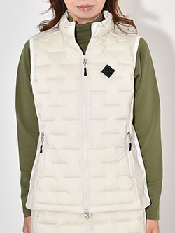 ブリーフィングゴルフ　25年秋冬新作　ハイブリットダウンベスト　BRG253W46