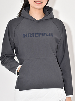 ブリーフィングゴルフ　25年秋冬新作　ロゴフーディ　BRG253W37