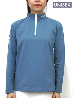 サバンアーニ　25年秋冬新作　裏起毛ZIPモックネックシャツ　257210