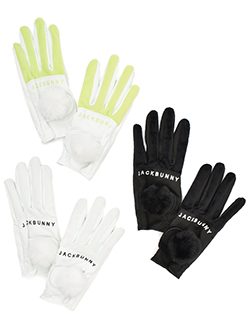 ジャックバニー　25年秋冬新作　両手ファーグローブ　262-5985130