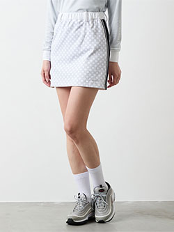 バンデル　25年秋冬新作　総柄切り替えラインスカート　BGS-W5AASSK