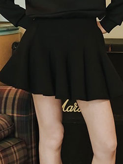 エンティ　25年秋冬新作　コンターフレアスカート　25A0205