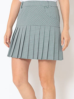 キャロウェイ　26年春夏新作　ストレッチチェックプリーツスカート　C26128203