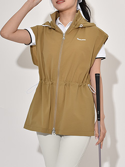 テーラーメイドゴルフ　26年春夏新作　フルジップフーディベスト　TL792