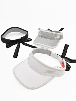 ニューバランスゴルフ　26年春夏新作　ラメジャージーリボンバイザー　012-6187505