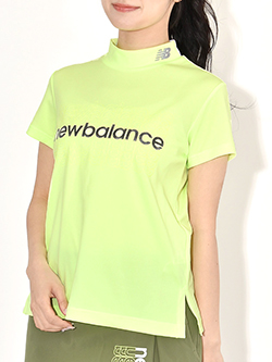 ニューバランスゴルフ　26年春夏新作　半袖モックネックプルオーバー　012-6166501