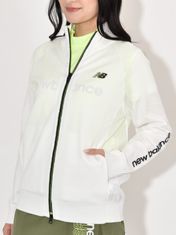 ニューバランスゴルフ　26年春夏新作　メッシュ編みフルジップニットブルゾン　012-6172501