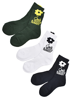 ジャックバニー　26年春夏新作　お花ミドル丈ソックス　262-6186214