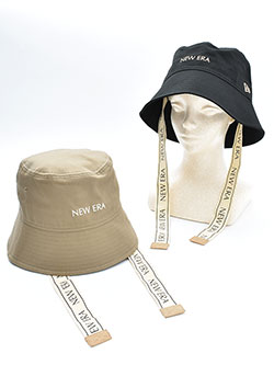 ニューエラ　26年春夏新作　ロゴテープバケットハット　14747117