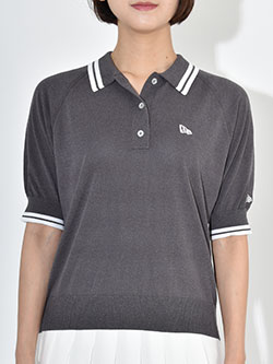 ニューエラ　26年春夏新作　半袖ニットポロシャツ　14859877