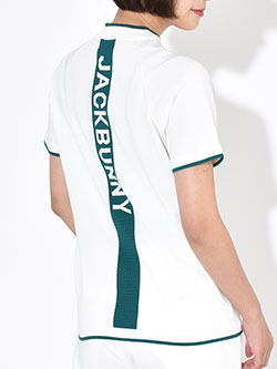 ジャックバニー　26年春夏新作　メッシュディティールPEモックネックニット　263-6174366