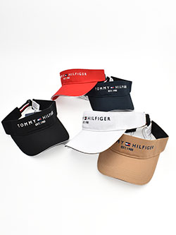 トミーヒルフィガーゴルフ　ティエイチロゴバイザー　THMB3F52