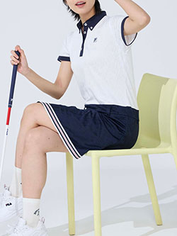 フィラゴルフ　26年春夏新作　巻きスカート風ワンピース　756410