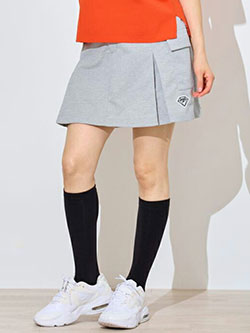 サンディ　26年春夏新作　ミニ裏毛ボックスプリーツスカート　261-112-02