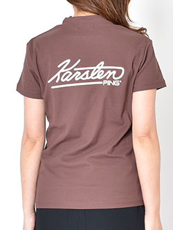 ピン　26年春夏新作　PEカノコ半袖ハイネックシャツ　622-6167502