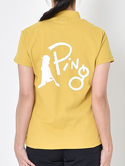 ピン　26年春夏新作　PEカノコ半袖ハイネックシャツ　622-6167502