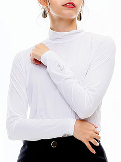 エフィカス　26年春夏新作　アイススキン インナー ハイネック　1602-7012-H