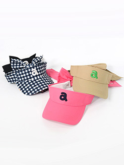 アルチビオ　26年春夏新作　バックリボンUVサンバイザー　A550305