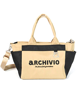 アルチビオ　26年春夏新作　ロゴ刺繍配色カートバッグ　A550310