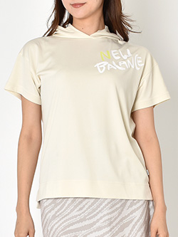 ニューバランスゴルフ　26年春夏新作　ダブルニット裏メッシュ半袖フーディ　012-6164503