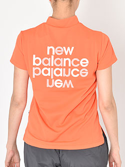 ニューバランスゴルフ　26年春夏新作　スクエアリバース半袖モックネック　012-6166507