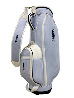ラルフローレンゴルフ　26年春夏新作　ストライプ柄キャディバッグ　RLC112LB