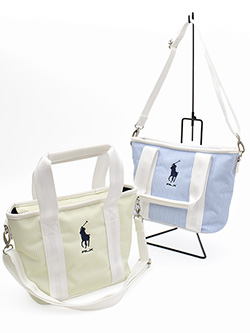 ラルフローレンゴルフ　26年春夏新作　ストライプ柄カートポーチ　RLZ112LB