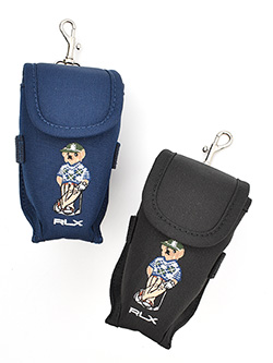 ラルフローレンゴルフ　26年春夏新作　ベア刺繍ボールポーチ　RLY022BK