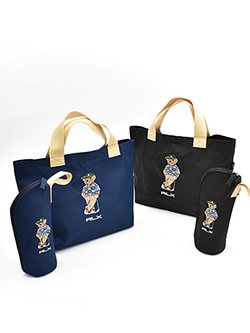 ラルフローレンゴルフ　26年新作　ベアカートバッグ&ドリンクホルダーセット　RLZ022BK