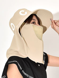 クアルトユナイテッド　26年春夏新作　UVワイドブリムハット(限定カラー)　S0307-V