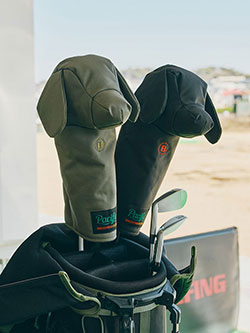 パシフィックゴルフクラブ　ブリーフィングゴルフ×PGCドッグDR用ヘッドカバー　BGW253G25