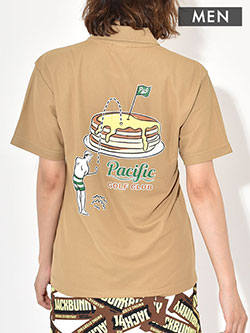パシフィックゴルフクラブ　26年春夏新作　PANCAKEポロ(メンズ)　PGC250PLS158OL