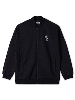 パシフィックゴルフクラブ　26年春夏新作　エンボスジャガードブルゾン　PGL254OTR578RE