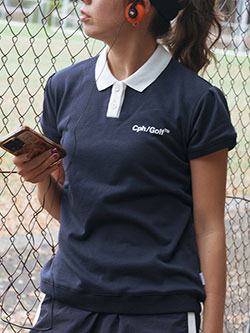 キャプテンズヘルムゴルフ　26年春夏新作　バイカラーショートポロ　CHG26-SS-WT06