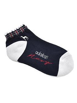 アダバット　【NAVY】格子柄ショート　C86-05571
