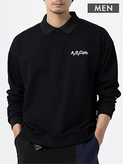 キャプテンズヘルムゴルフ　26年秋冬新作　A.P.Cph/Golf長袖ポロ(メンズ)　CHG26-APCG-T04
