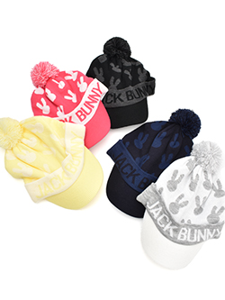 ジャックバニー　26年秋冬新作　うさぎニットキャップ (UNISEX)　262-6287004