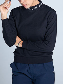 キャプテンズヘルムゴルフ　26年秋冬新作　JACQUARD MOCK NECK LS TEE　CHG26-AW-WT01